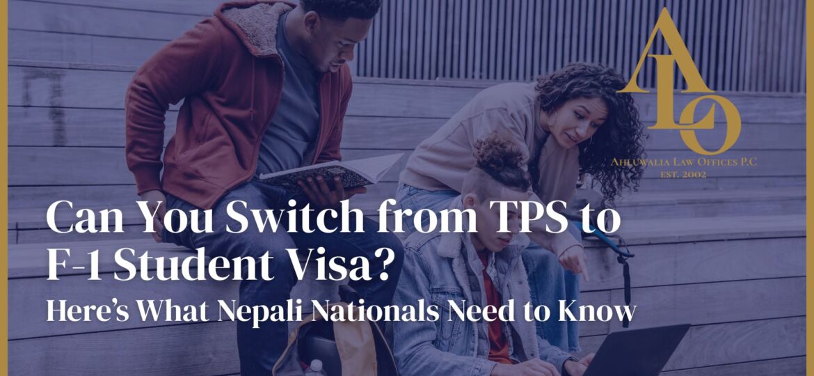 Can Nepali TPS Holders Switch to an F-1 Student Visa?