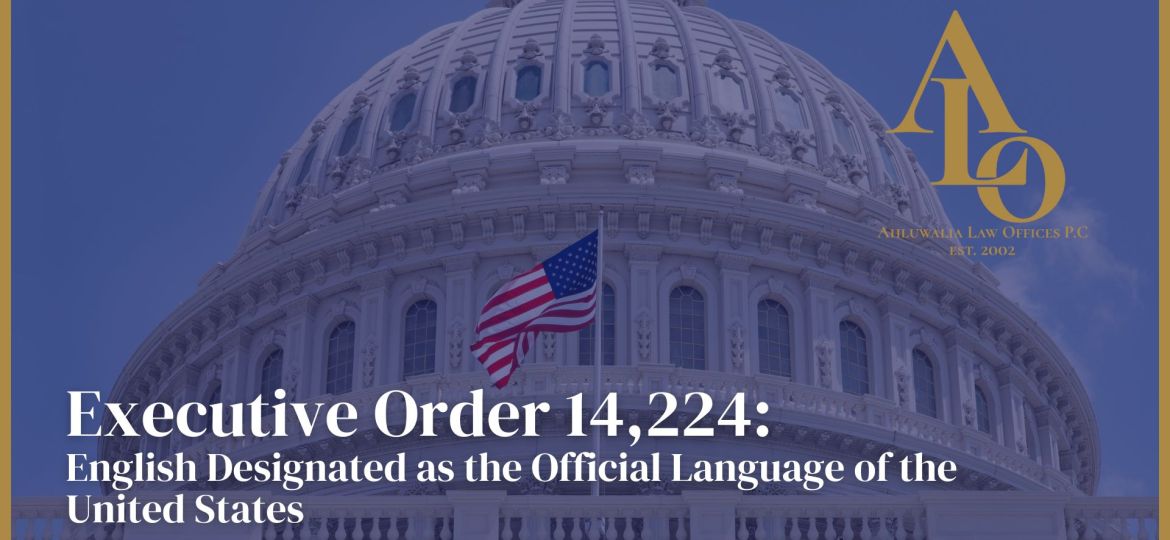 English Designated as the Official Language of the United States