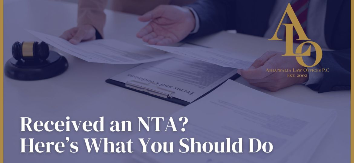 Received an NTA? Here’s What You Should Do