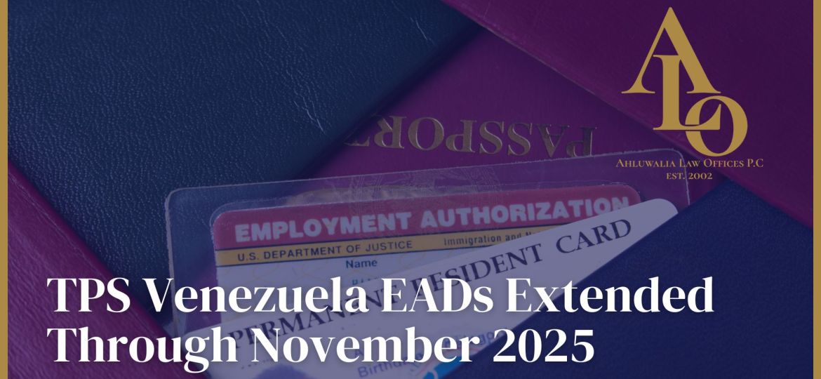 TPS Venezuela EADs Extended Through November 2025