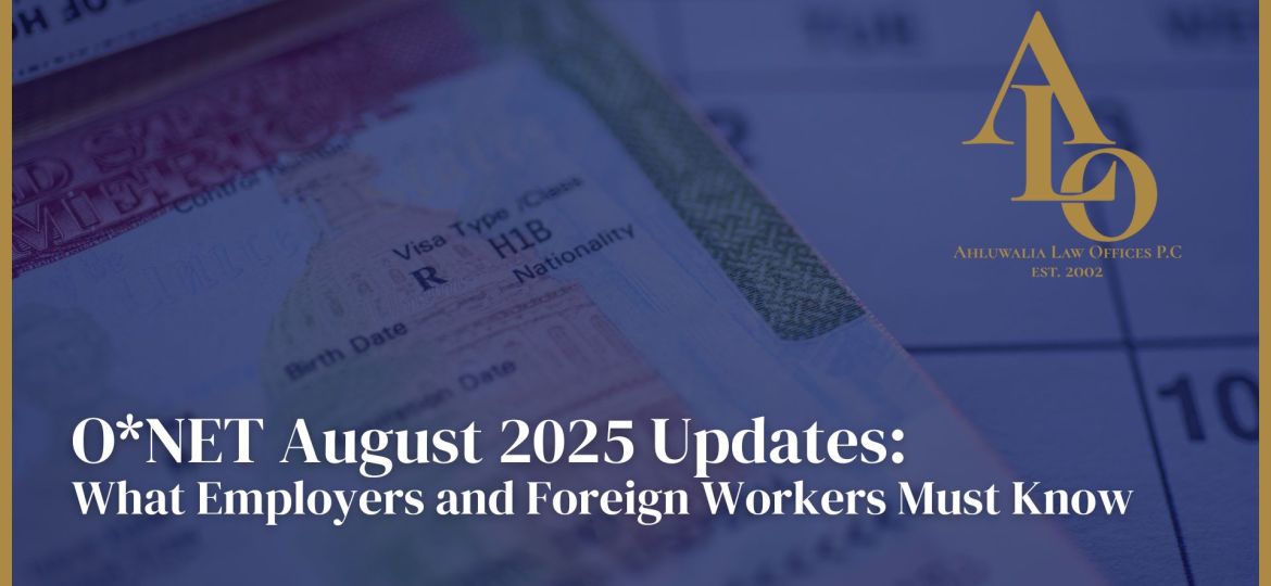 O*NET August 2025 Updates: What Employers and Foreign Workers Must Know