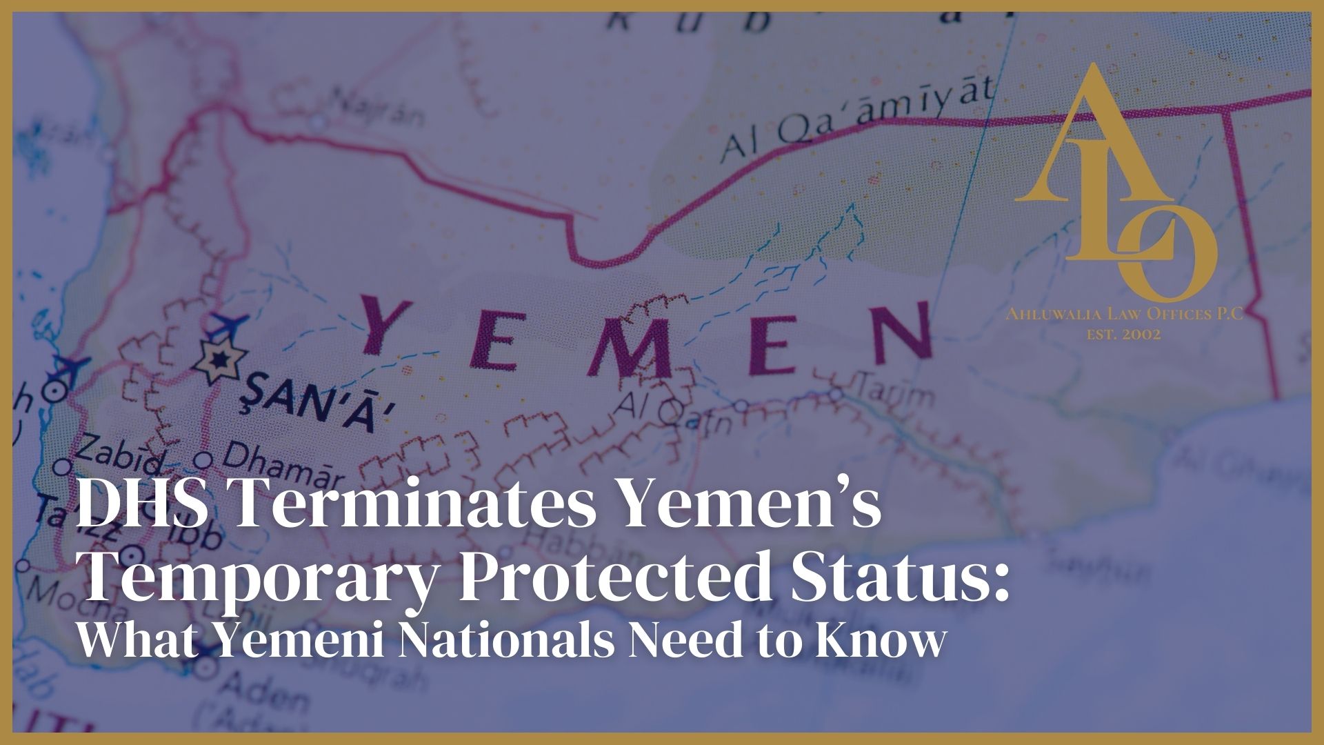 Yemen TPS Termination: DHS Ends Protected Status for Yemen
